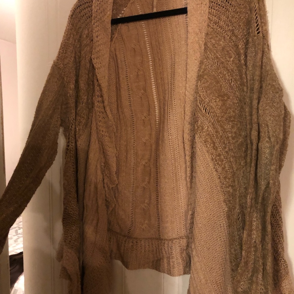 Free people draped button sweater